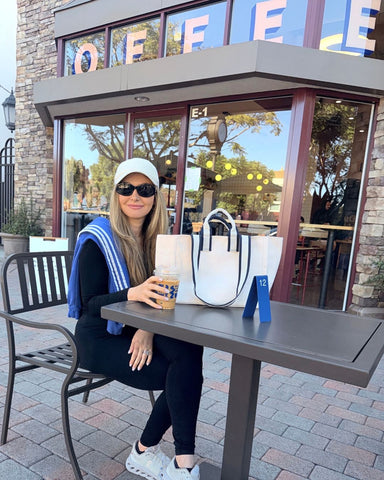 customizable tote bag for groceries, coffee, strollers or walks