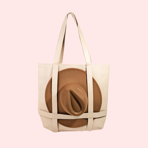 Tote Bag Hat Holder