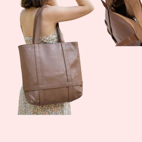 Tote Bag Hat Holder
